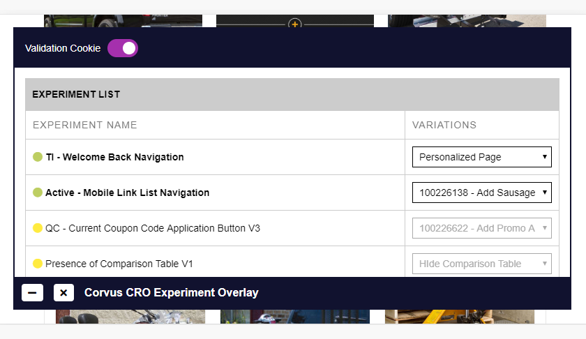 The Experiment Overlay can now trigger variation switches for experiments with delayed activation